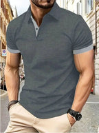 The 2026 Summer New men's short-sleeved POLO Shirt Is Casual Fashionable Comfortable And Soft With 3D Pattern Printing