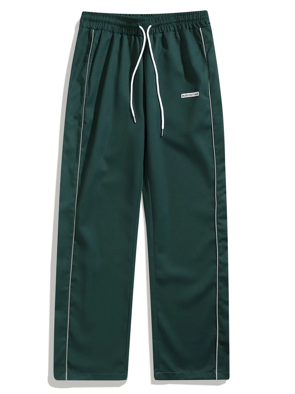 Men's Casual Sweatpants Solid Color Sports Pants Summer Autumn Lightweight Cargo Trousers High Street Loose Straight Trousers