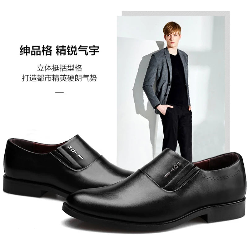Mens Black Genuine Leather Perforated Metal Decor Lace Up Formal Business Office Breathable Summer Shoes Hollow Stylish Simple