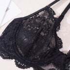 Tornova Sexy Lace Lingerie Suit for Women Mesh See-through Sexy Interesting Lingerie Two-Piece Ladies Body Shaping Underwear Set