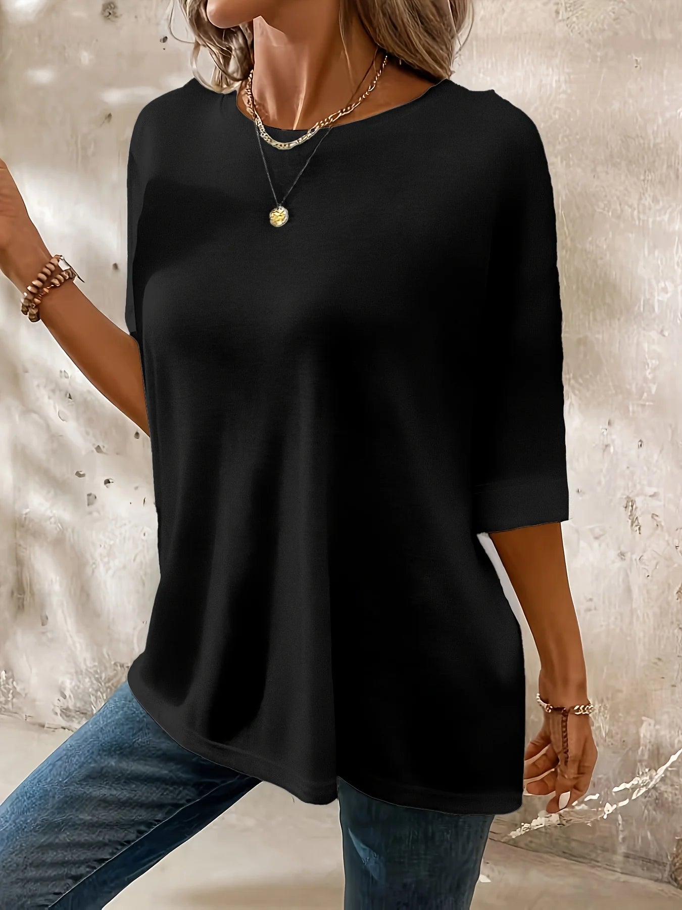 Plus Size Women's Oversized Casual T-Shirt Loose Fit Comfortable Everyday Top
