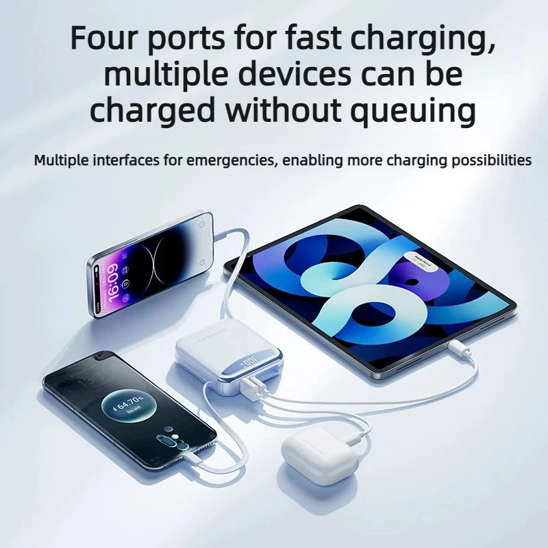 CCC Certification 22.5W 20000mAh Mini Power Bank Fast Charge Powerbank External Battery for iPhone Xiaomi Huawei Samsung