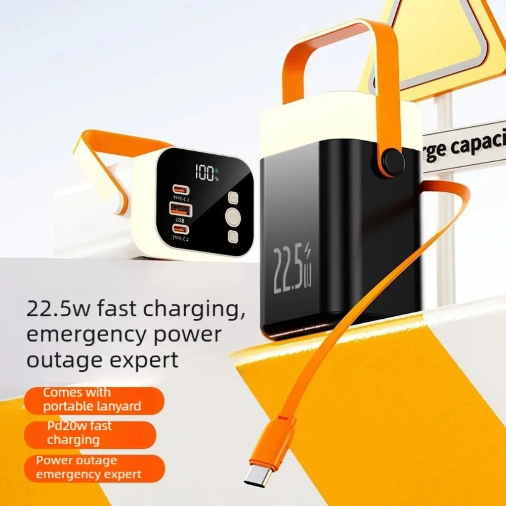 50000mAh 30000mAh Power Bank PD 20W Fast Charging for IPhone Laptop Samsung Xiaomi Portable Large Battery Capacity Power Station