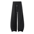 Men's Mesh Jogger Pants Wide Leg Drawstring Elastic Waist Baggy Curved Sweatpants Athletic  Relaxed Fit Casual Lantern Pants
