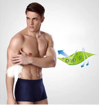 4PcsLot Men's Ice Silk Pantie Underpant Shorts Breathable Underwear Men's Panties Antibacterial Ultrathin Shorts Plus Size L-5XL