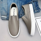 Men's Casual Shoes Grey Brown Flat Bottomed Casual Board Shoes Mens Loafers Man Shoes Casual Sneakers Men