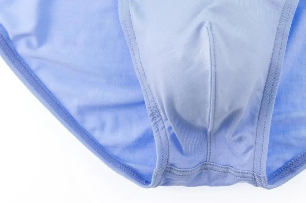 BRAVE PERSON Men's Modal Briefs Sexy Underwear Low-rise Solid Underpants 12 Colors Briefs for Man