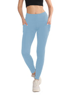 High Waist Plush Leggings Warm Leopard Print Yoga Pants Milk Silk Bare-Feel Leggings for Spring/Autumn