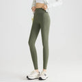 Women's Pockets Yoga Pants Cloud Touch Ice Silk Shark Leggings High Waist Tummy Control Butt Lifting Sports Leggings  Running