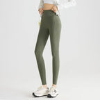 Women's Pockets Yoga Pants Cloud Touch Ice Silk Shark Leggings High Waist Tummy Control Butt Lifting Sports Leggings  Running
