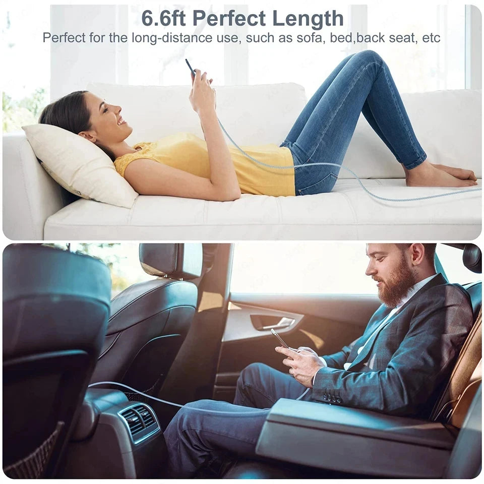 PD 30W Fast Charger Power Adapter For iPhone 17 Pro Max USB Type C To C Fast Charging Cable For iPhone Air 16e 15 Quick Charging