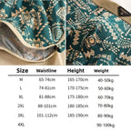 Retro Ethnic Style Men's Boxer Comfortable Briefs Design Vintage Print Elastic Underwear for Man Lingerie Mid Waist Underpants
