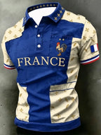 2026 Edition French Fans Football Polo Shirt - 3D Print - Comfortable and Breathable - Suitable for Both Men and Women