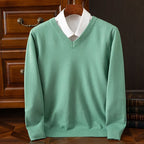 Super Cashmere Sweater Men Thick Pullover Autumn Winter Warm Classic V-neck Clothes Male Jumper Jersey Hombre Pull Homme 4XL