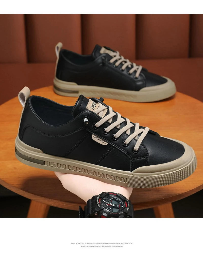 Men'S New Low Top Casual Sneakers Korean Style Versatile Dad Shoes Soft Sole Comfortable Lightweight Platform Shoes For Daily