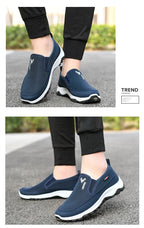 New autumn men's cloth shoes Mesh Breathable Non-Slip Loafers Casual Soft Sole Vulcanized Shoes Comfortable Sneakers Zapatos