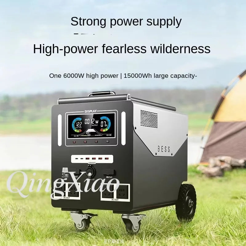 Large Capacity Portable Power Station 220V High Power Outdoor Camping Emergency Backup Power Supply For Home And Travel