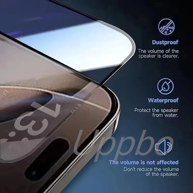 4Pcs Screen Protector For iPhone 17 16 Pro Max 15 11 13 14 12 XR X Xs 7 8 Plus SE 6 Easy Installation Tempered Glass Film