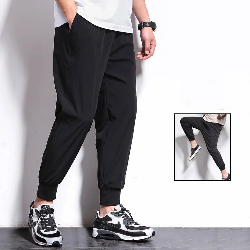 10XL Oversize Quick Dry Pants Mens Sweatpants Summer Joggers Loose Trousers Large Size Breathable Streetwear Casual Clothing