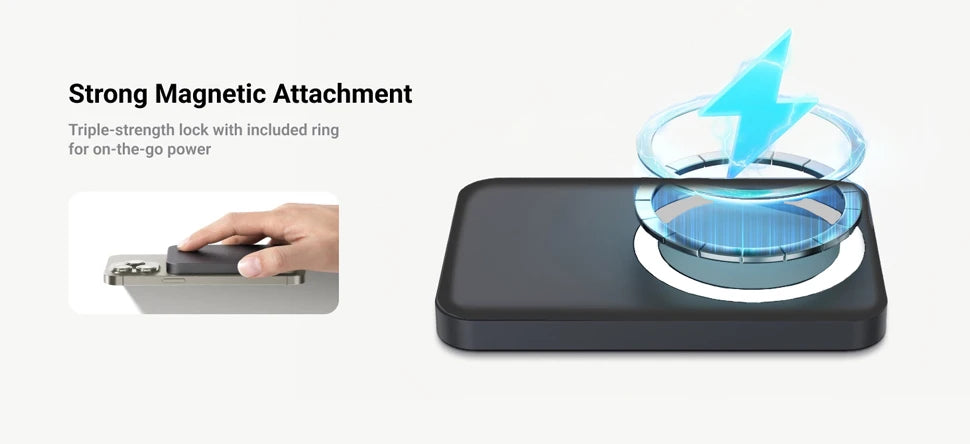 Portable Mini Powerbank Magnetic Wireless Power Bank 5000mAh PD20W Spare Battery Charger for MagSafe IPhone Samsung Xiaomi