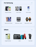 Toocki 40W GaN Fast Charger QC4.0 PD3.0 AFC SCP 4 Port USB Type C Charger for iPhone 16 15 14 Samsung S25 S24 Xiaomi Huawei OPPO
