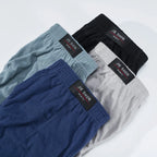 4 Pcs/Lot Men's 100% Cotton Breathable Briefs Comfortable Male Underwear Lingerie Panties Underpants Plue Size Xl -5Xl