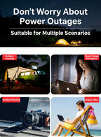 300W Portable Power Station with High quality lithium ion battery, 270Wh Solar Generator for Home & Outdoor Emergencies