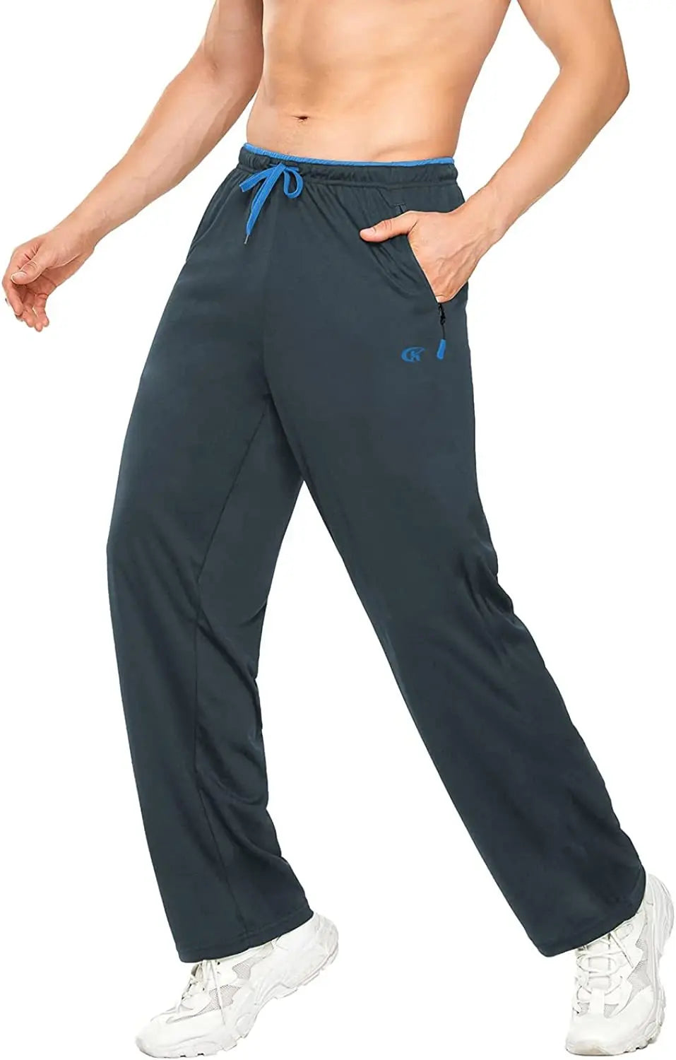 Men Sweatpants Running Sport Pants Drawstring Lightweight Solid Joggers Sport Streetwear Casual Breathable Trousers Tracksuit