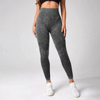 High Waist Seamless Yoga Pants for Women Quick Dry Running Gym Leggings Fitness Tights Leggings Athletic Workout Running Crops