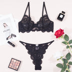 Tornova Sexy Lace Lingerie Suit for Women Mesh See-through Sexy Interesting Lingerie Two-Piece Ladies Body Shaping Underwear Set