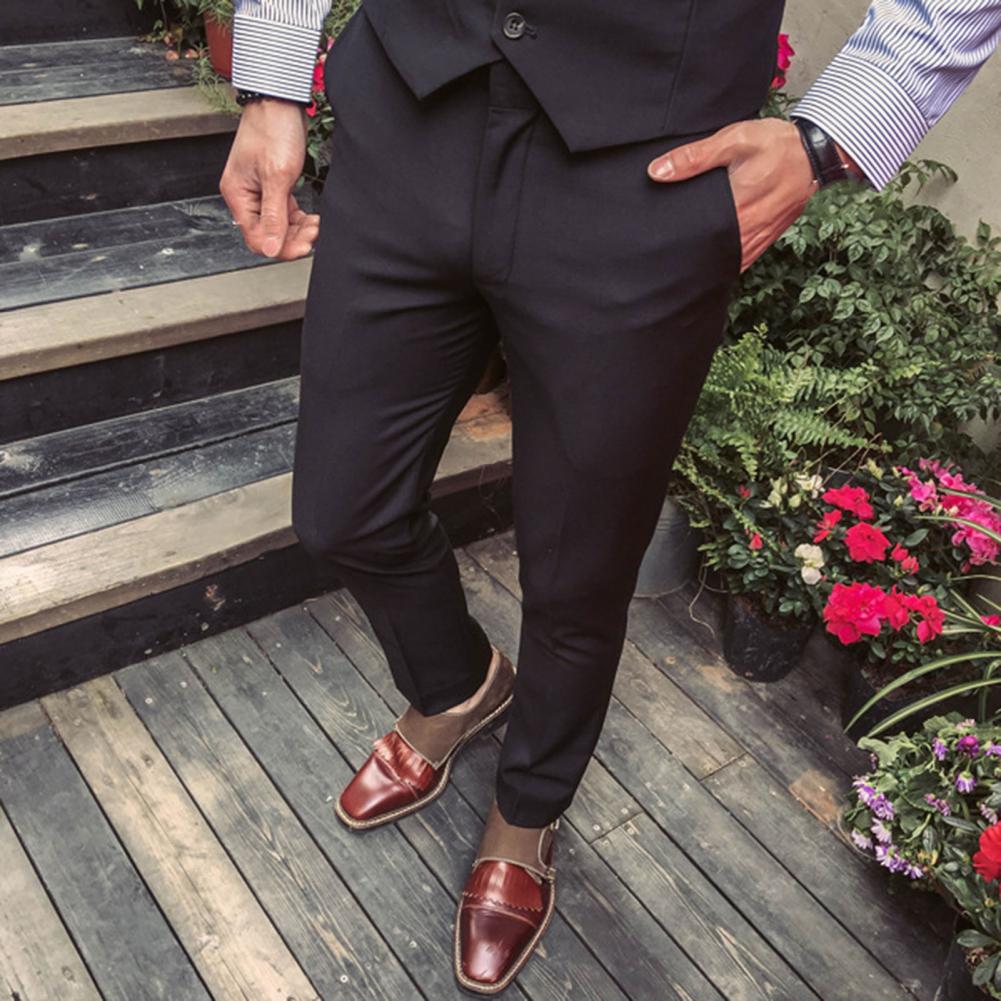Men Blazers 3Pieces Sets Wedding Formal Elegant Business Luxury Full Vest Pants Coats Classic Jackets Suit Coat Blazers Trousers