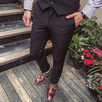 Men Blazers 3Pieces Sets Wedding Formal Elegant Business Luxury Full Vest Pants Coats Classic Jackets Suit Coat Blazers Trousers