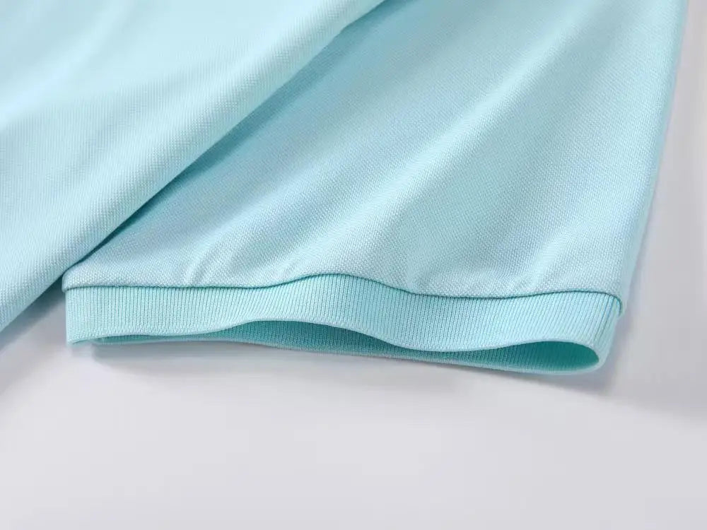 Embroidery polo shirt ultra-light men's quick-drying breathable sweat-wicking shirt suitable for fitness gym and running