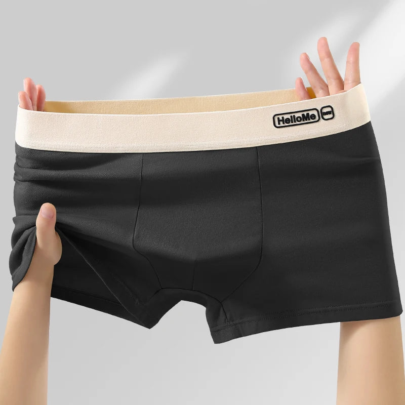 6Pcs/Men's Underwear High Quality Pure Cotton Boxer Shorts Anti-bacterial Breathable Sports Men Underwear Elasticity Large Size