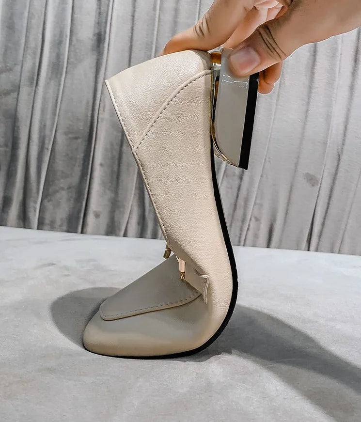 Women's Summer Footwear Square Toe Shoes for Woman 2025 Low Heel Elegant Office Loafers Black Luxury Brand Slip on High Quality