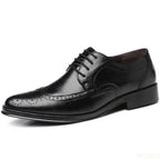 Large size fashionable men's office formal shoes low cut daily comfortable pointed multifunctional men's wedding men's shoes