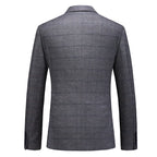 Men's Business Casual Three-Piece Set 2024 Fashion Bridegroom Dress Suit Vest Trousers High Quality