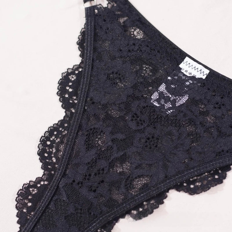 Tornova Sexy Lace Lingerie Suit for Women Mesh See-through Sexy Interesting Lingerie Two-Piece Ladies Body Shaping Underwear Set