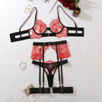 Tornova 2-piece Sexy Lingerie Set G-string Transparent Underwear Lolita Romantic Lingeries Set Sexy Bra Panties Sets Lingerie