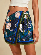 Women's Fashion Minimalist Shorts Tropical Vacation Elegant Casual Printed High Waist Shorts Spring Summer Beach Daily Pants