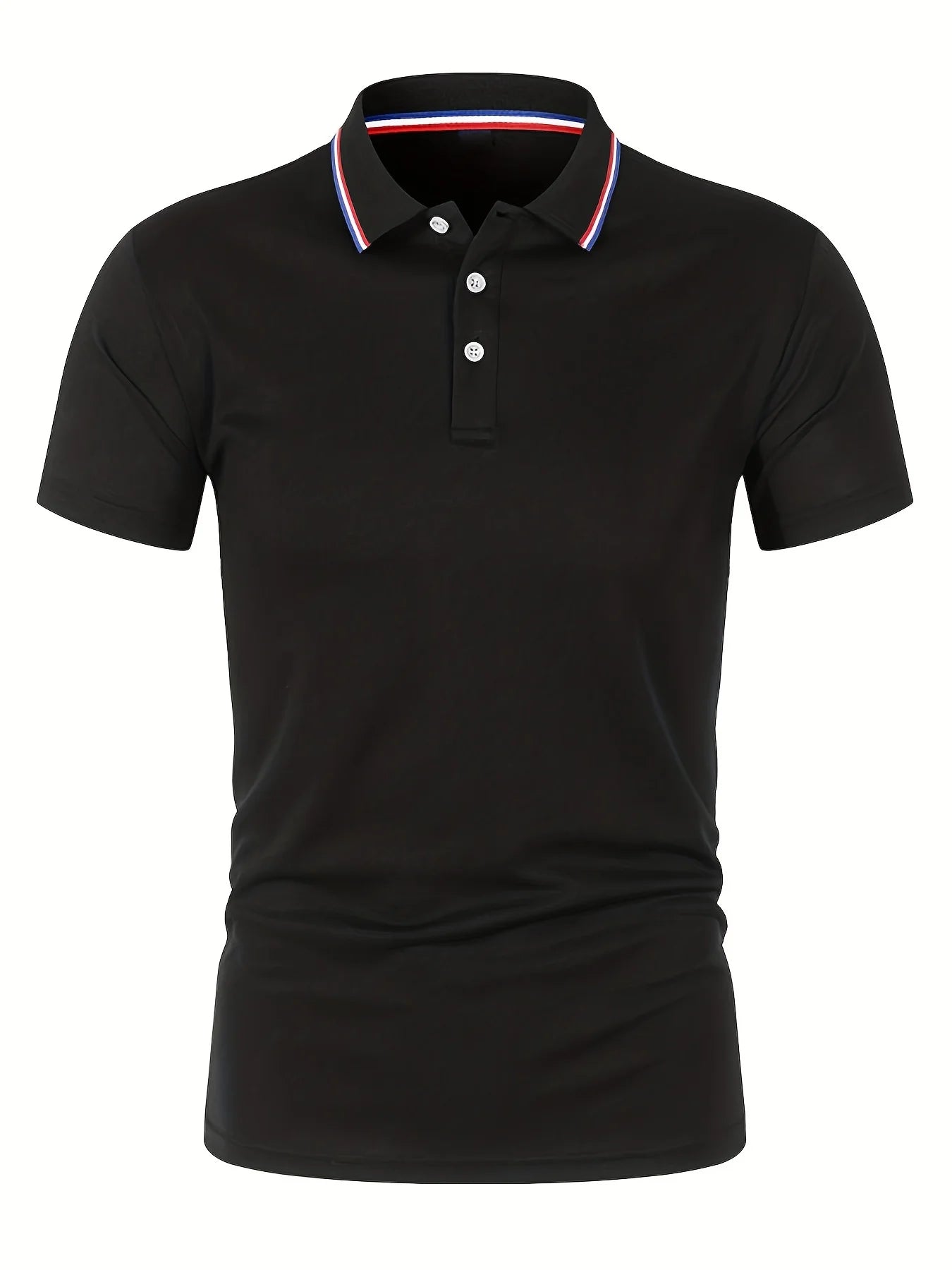 2025 Hot Sale Men's Summer Casual Breathable Comfortable Polo Shirt Men's Solid Color High Quality Short Sleeve T-Shirt