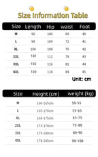 Summer New Men Sweatpants Joggers Straight Pants Neutral Breathable Loose Outdoor Quick Drying Fabric Striped Casual Trouser