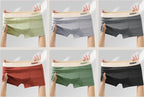 6Pcs/Men's Underwear High Quality Pure Cotton Boxer Shorts Anti-bacterial Breathable Sports Men Underwear Elasticity Large Size