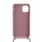 Crossbody Strap Lanyard Silicone Phone Case For iPhone 16 15 14 13 12 Mini 11 Pro Max Plus Candy Color Soft TPU Back Cover