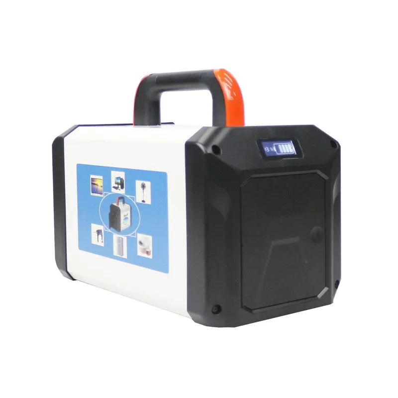 500W Portable Power Station Dual Voltage 110V 220V Solar Generator For Outdoor Camping Fishing And Car Emergency Use Lifepo4