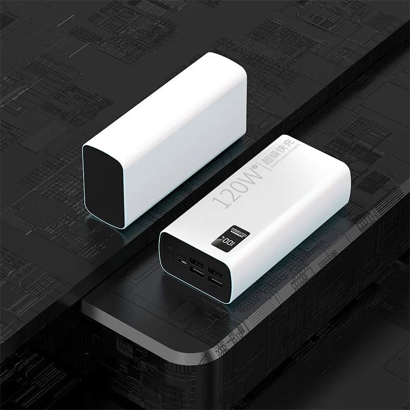 57000mAh 120W High Capacity Power Bank for IPhone Xiaomi and Huawei Mobile Phones Super Fast Charging Type-C PowerBank (CCC)
