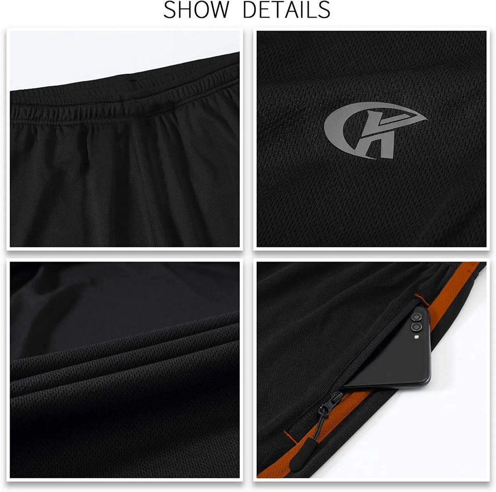 Men Sweatpants Running Sport Pants Drawstring Lightweight Solid Joggers Sport Streetwear Casual Breathable Trousers Tracksuit