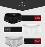 Men's Boxers Low-rise Ice Silk Underpants Men Small Boxer Shorts Sexy Underwear Men Panties Boxer Briefs