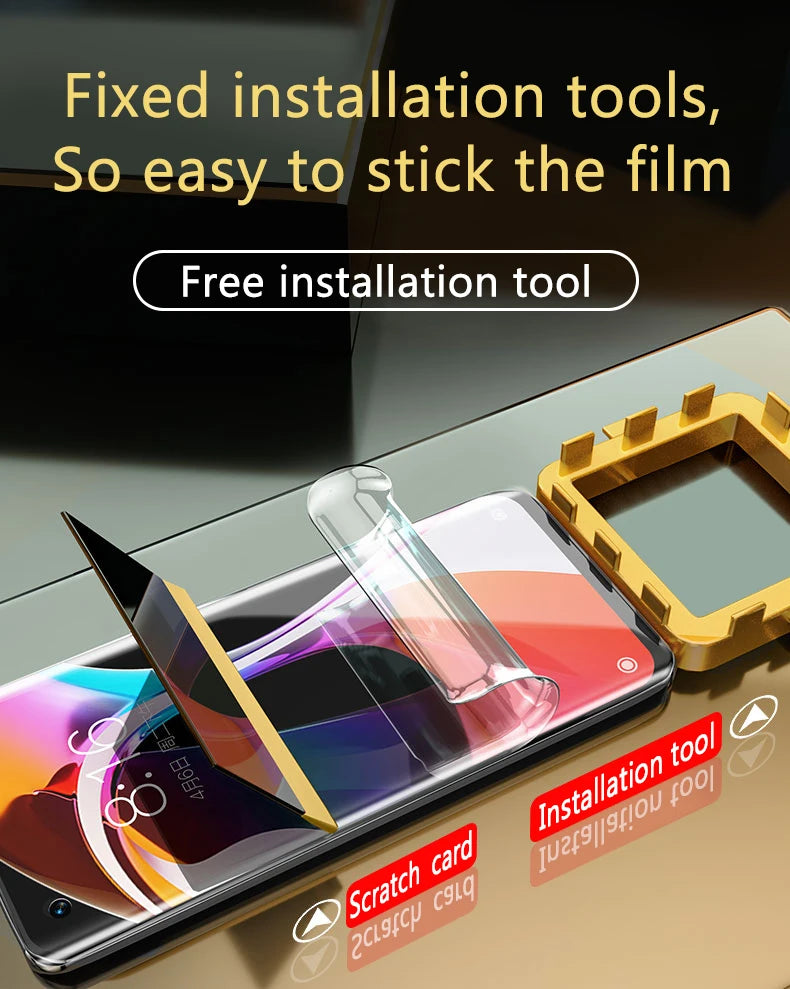 For Xiaomi 13Ultra Soft Screen Protector For Xiaomi 13Pro Privacy Hydrogel Film For Xiaomi 13 Fingerprint Unlocking Works