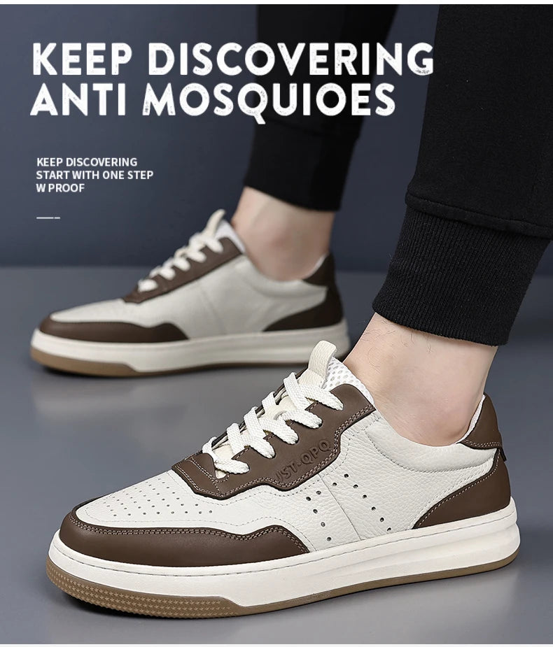 Men's fashion casual shoes four season soft-sole non-slip breathable outdoor walking shoes youth lightweight sports running shoe